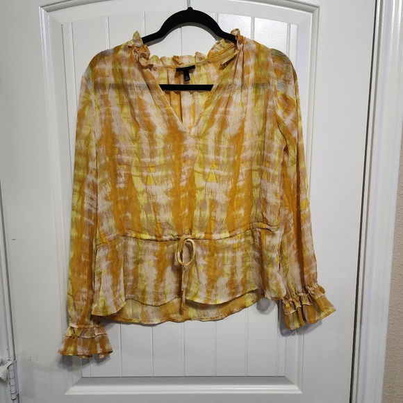 Who What Wear Yellow Top - Picture 2 of 8